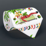 Corbata Christmas Tie, Summer Beach Santa<br><div class="desc">Christmas Ties

Dress your handsome man in your life with this unique customized Christmas tie.

Something for everyone,  Maria lurdis afonso,  
https://www.zazzle.com/succeedinbeautybarb</div>
