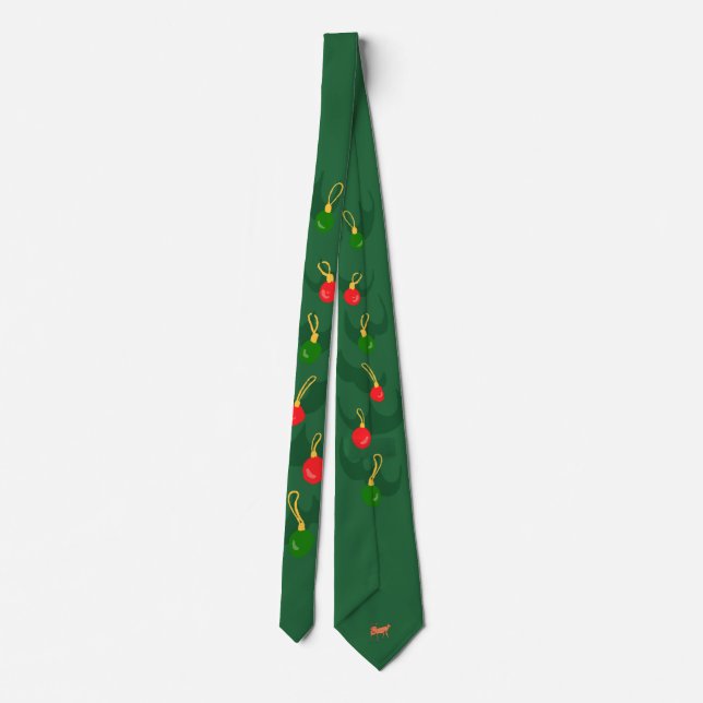 Corbata Christmas tree with secret ugly reindeer (Reverso)