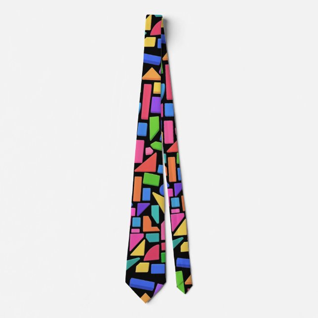 Corbata Chromatic Geometry (Anverso)