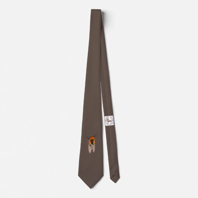Corbata Cicada por Chrissy Wild Design (Anverso)