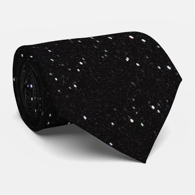 Corbata Cielo nocturno con estrellas (Enrollado)