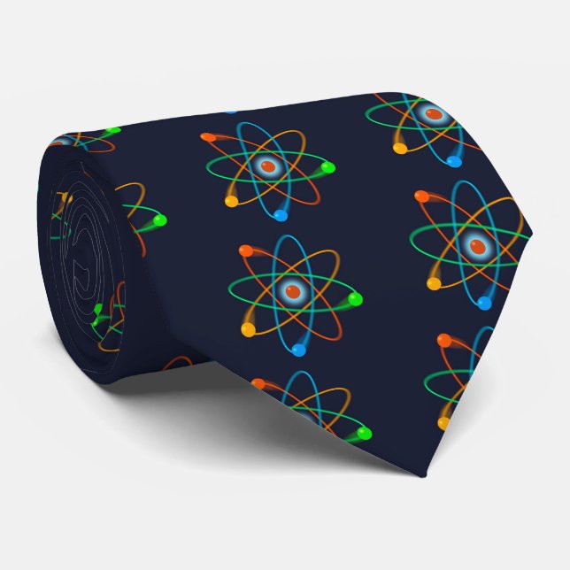 Corbata Ciencia de estructura atómica (Enrollado)