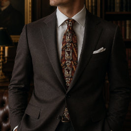 Corbata Cigarrillos y Whisky del Club del Caballero Antigu