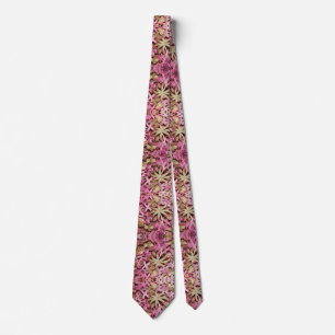 Corbata Cinta de Cáncer de Mama Tropical