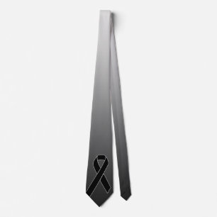 Corbata Cinta de conciencia negra + tu mensaje