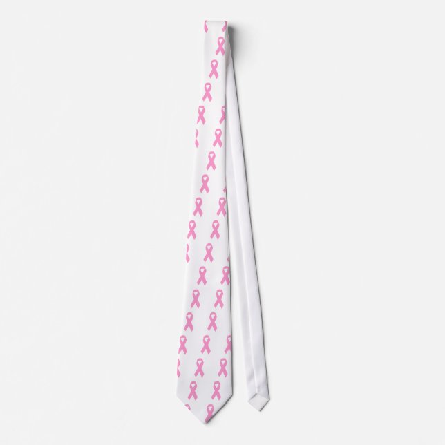 Corbata Cinta de Conciencia Rosa (Anverso)