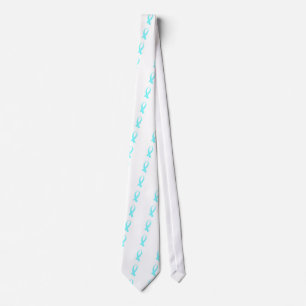 Corbata Cinta de la conciencia (azul clara)