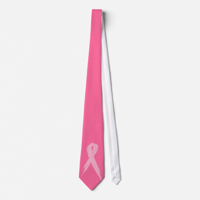 Corbata Cinta para el cáncer de mama (Anverso)