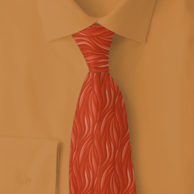 Corbata Cintas abstractas de terracota (Subido por el creador)