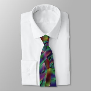 Corbata Cintas entrelazadas de colores oscurecidos