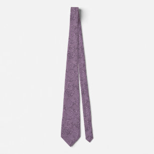 Corbata Circuitos - Negro sobre Mauve b38fb1