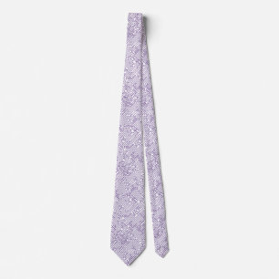 Corbata Circulación - Púrpura Profunda sobre Negro