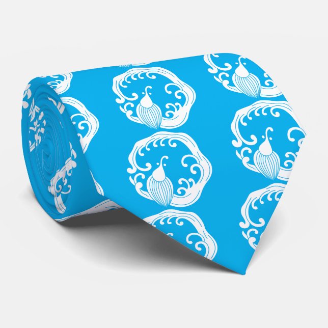 Corbata Círculo de dragón lluvioso (Enrollado)