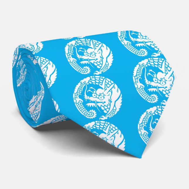 Corbata Círculo del dragón de la secta Nichiren (Enrollado)