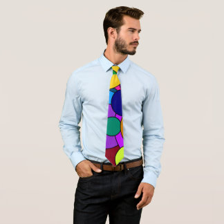 Corbata Círculos coloridos