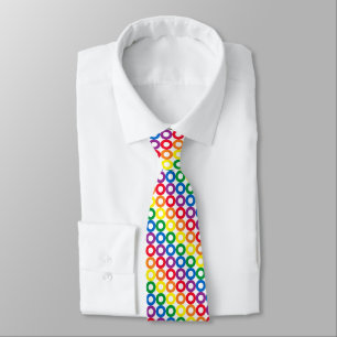 Corbata Círculos del arco iris