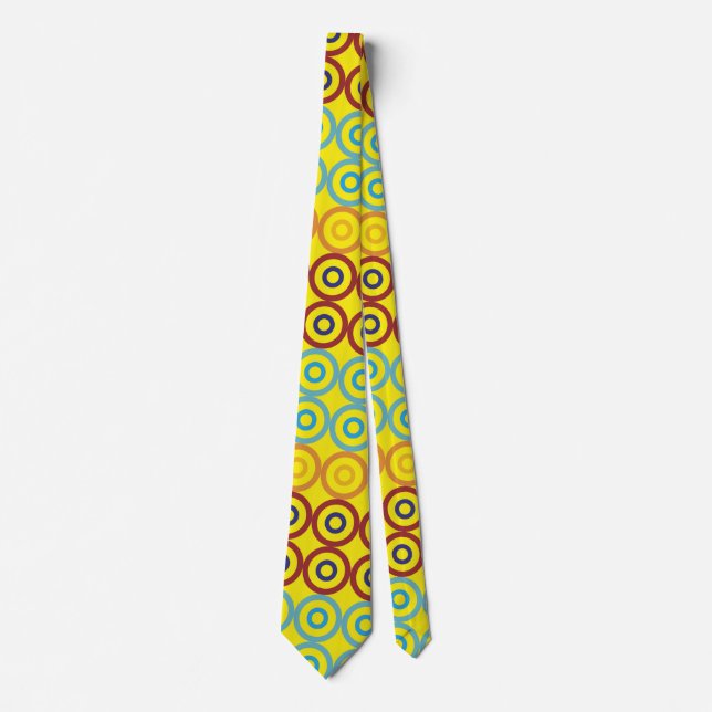 Corbata Círculos fiestas (Anverso)