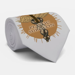 Corbata Cirujano Plástico caduceus