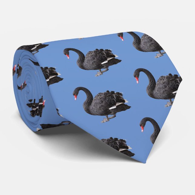 Corbata Cisne negro (Enrollado)