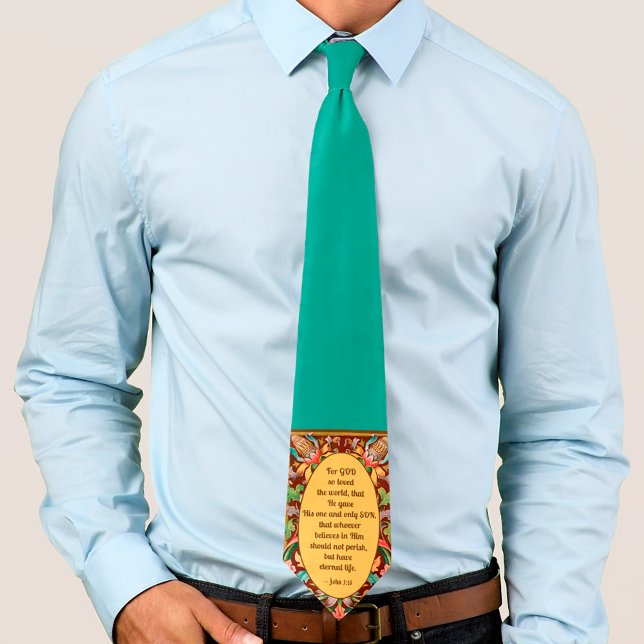 Corbata Cita de Juan 3:16 Cuaresmal (Subido por el creador)