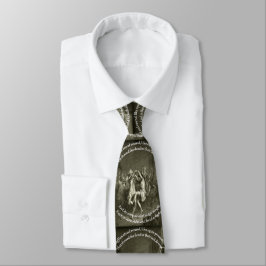 Corbata Cita de la Noche de Burns de Tam O Shanter en Gris