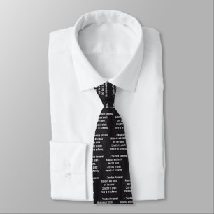 Corbata Cita de Teddy Roosevelt - Ausencia y Muerte
