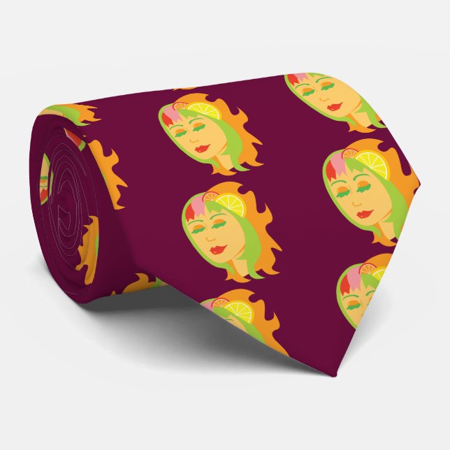 Corbata Citrus Chica (Enrollado)