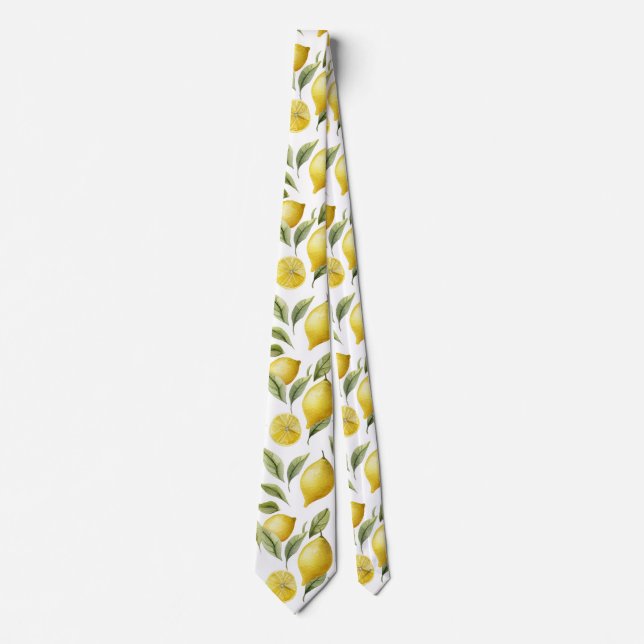 Corbata Citrus Lemon Lime (Anverso)