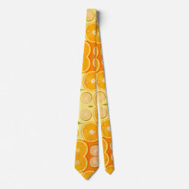 Corbata Citrus Orange Slice Vibrant Summer Fruit