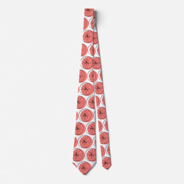 Corbata Citrus Pink Multi tie (Anverso)