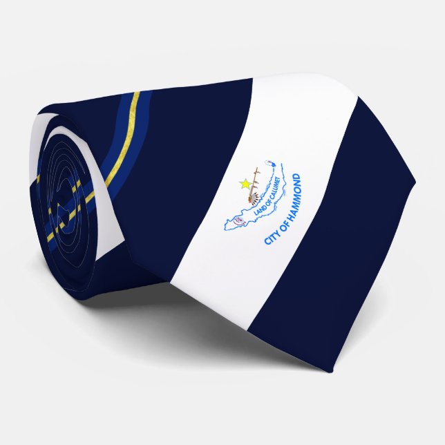 Corbata Ciudad de Hammond (Indiana) (Enrollado)