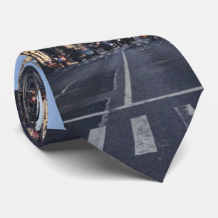 Corbata Ciudad temática, paso de peatones del uso de los