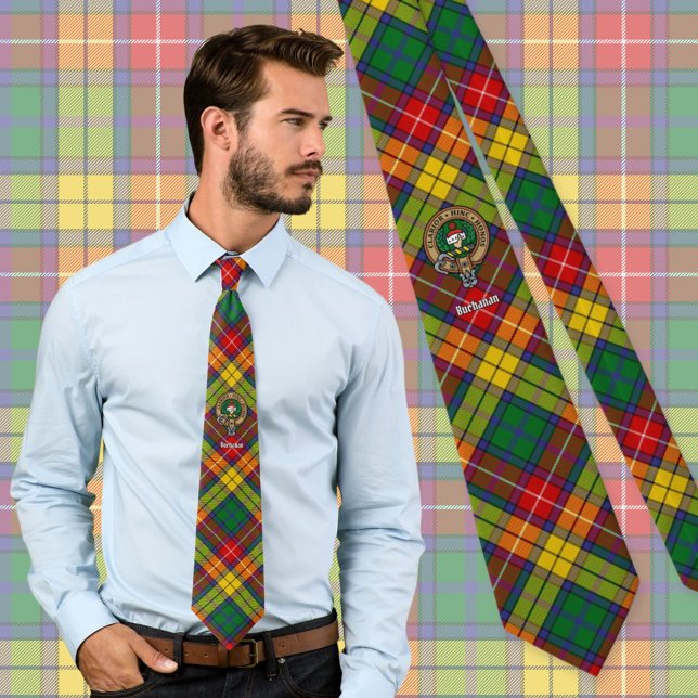 Corbata Clan Buchanan Escudo por Tartán (Subido por el creador)