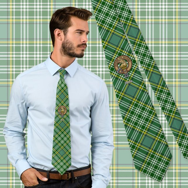 Corbata Clan Currie Lion Escudo sobre Tartán (Subido por el creador)