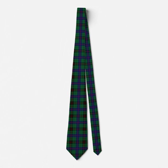 Corbata Clan Davidson Tartan Plaid (Anverso)