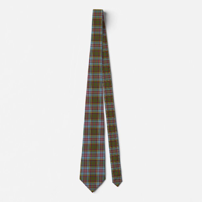 Corbata Clan escocés Anderson Tartan Plaid (Anverso)