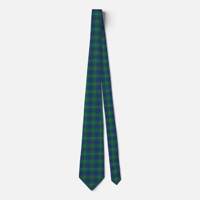 Corbata Clan escocés Burt Tartan Plaid (Anverso)