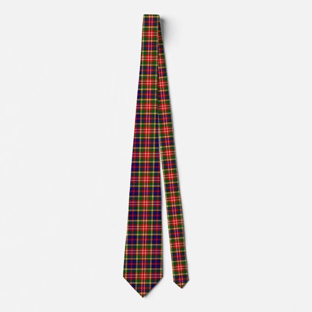Corbata Clan escocés Christie Tartan Plaid (Anverso)