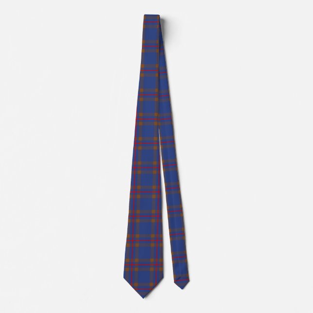 Corbata Clan escocés Elliot Tartan Plaid (Anverso)