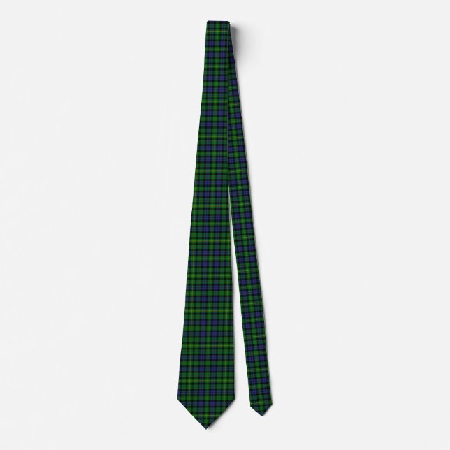 Corbata Clan escocés MacBride Tartan Plaid (Anverso)