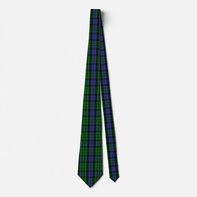 Corbata Clan escocés MacCallum Tartan Plaid (Anverso)