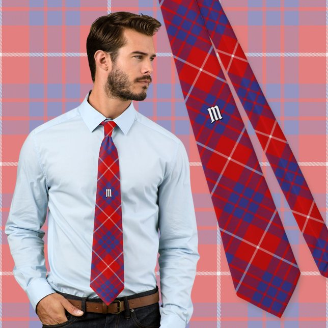 Corbata Clan Hamilton Red Tartan Neck Tie (Subido por el creador)