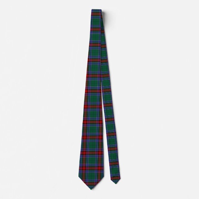 Corbata Clan Jardine Escocesa Vestido Tartan Plaid (Anverso)
