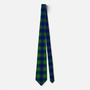 Corbata Clan Johnston Tartan Plaid