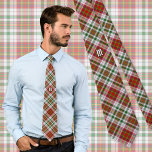 Corbata Clan MacAlister Vestido Tartan Neck Tie<br><div class="desc">El clan MacAlister ofrece un escote tradicional con colores modernos. Patrón sin foco. Monograma personalizado.</div>