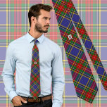Corbata Clan MacBeth Tartan Neck Tie<br><div class="desc">El Clan MacBeth ofrece una muestra tradicional de tartán con colores modernos. Monograma personalizado.</div>