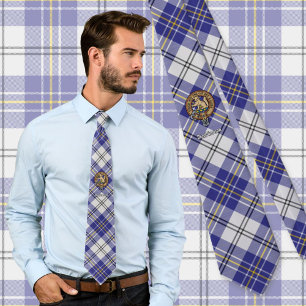 Corbata Clan MacPherson Escudo por Blue Dress Tartán