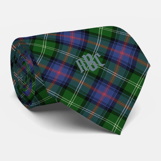 Corbata Clan Sutherland Tartán - patrón grande (Enrollado)