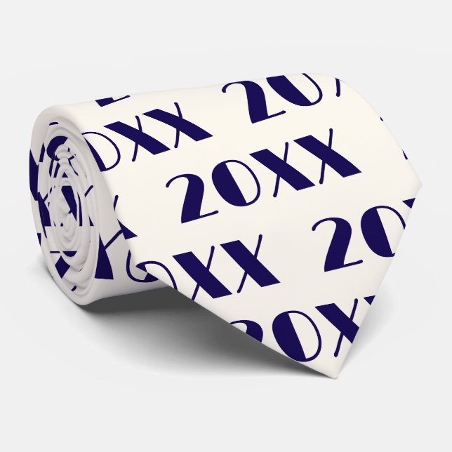 Corbata Clase de graduación de 20XX (Enrollado)