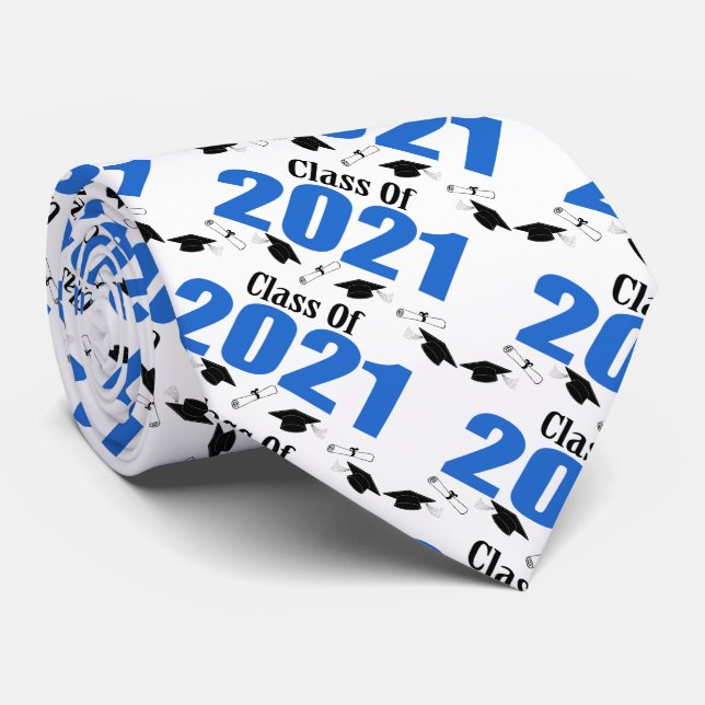 Corbata Clase De Límites Y Diplomas De Graduación De 2021  (Enrollado)